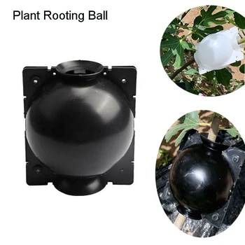 

1PC S/M/L Black White Plant Rooting Ball Adjustable High-pressure Transplantation Ball Breeding Case Rooting Device Plant