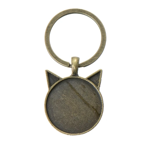 SONGDA Pet Husky мультфильм фото милый брелок собака животное стекло кабошон уши брелоки посеребренные Детские собаки влюбленные брелоки - Цвет: Style 6