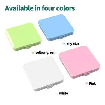 

Storage Box Durable Dustproof Storage Container Snap-on Temporary Storage Folder For Jewelry Mask
