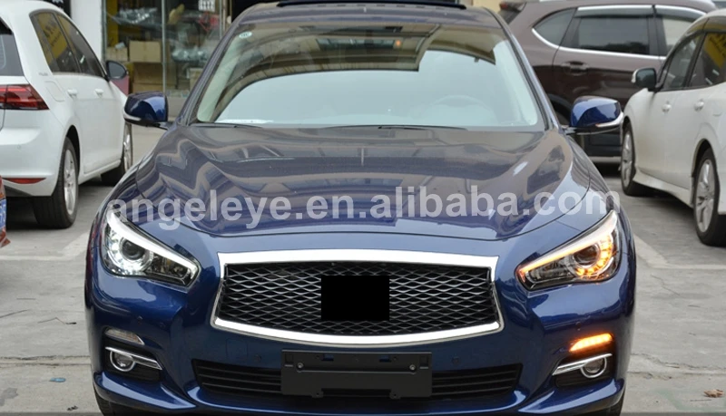 Для Nissan, Infiniti Q50L светодиодный фонарь- года черный корпус LD