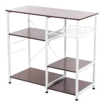 

Microwave Oven Storage Rack Stand Holder Kitchen Utility Storage Shelf Organizer Kitchen Accessories