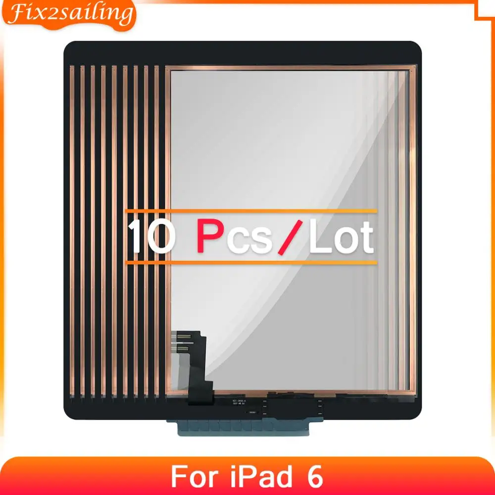 Сенсорный экран для iPad Air 2 6 сенсорный дигитайзер без ключа переднее стекло