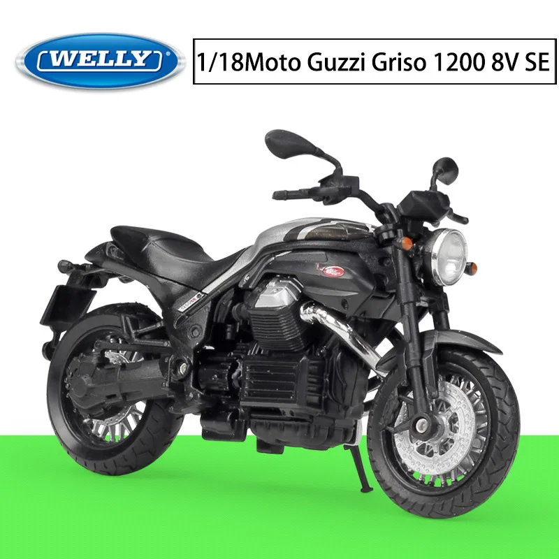 1/18 сплав TRIUMPH TIGER 800 мотоциклов GUZZI GRISO 1200 8V Мотор велосипед модель игрушки литой Коллекция игрушки в форме мотоциклов