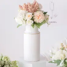 Ручной работы романтические искусственные цветы цветок с ягодами Моделирование Букет