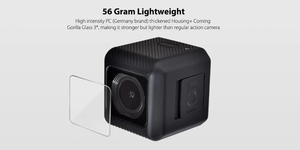 Новейшая модель RunCam 5 12MP 56g 4K HD запись 145 градусов NTSC/PAL 16:9/4:3 переключаемая Экшн