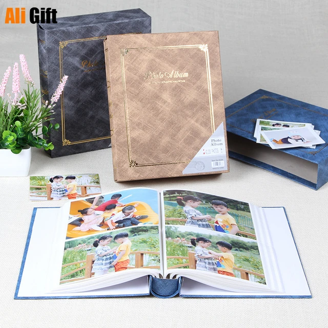 4d Large 6-inch Intert Photo Album 200 Pages Scrapbook Paper Baby Family  Wedding Memory Foto Albums Scrapbooking Books Instax - Photo Albums -  AliExpress