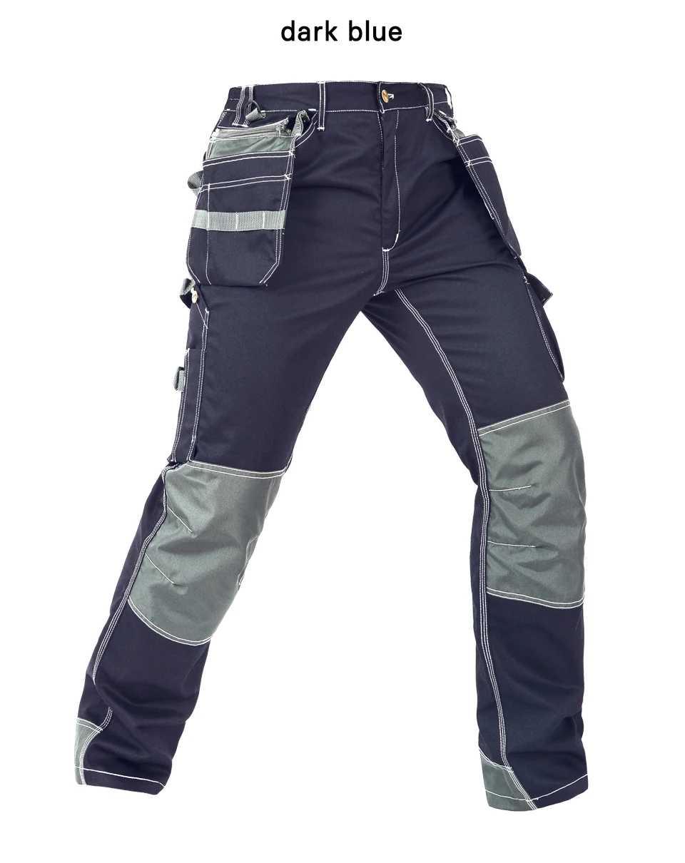 Bauskydd B128 черные рабочие брюки Мужская Рабочая одежда осенняя одежда рабочие брюки с несколькими карманами защитные комбинезоны