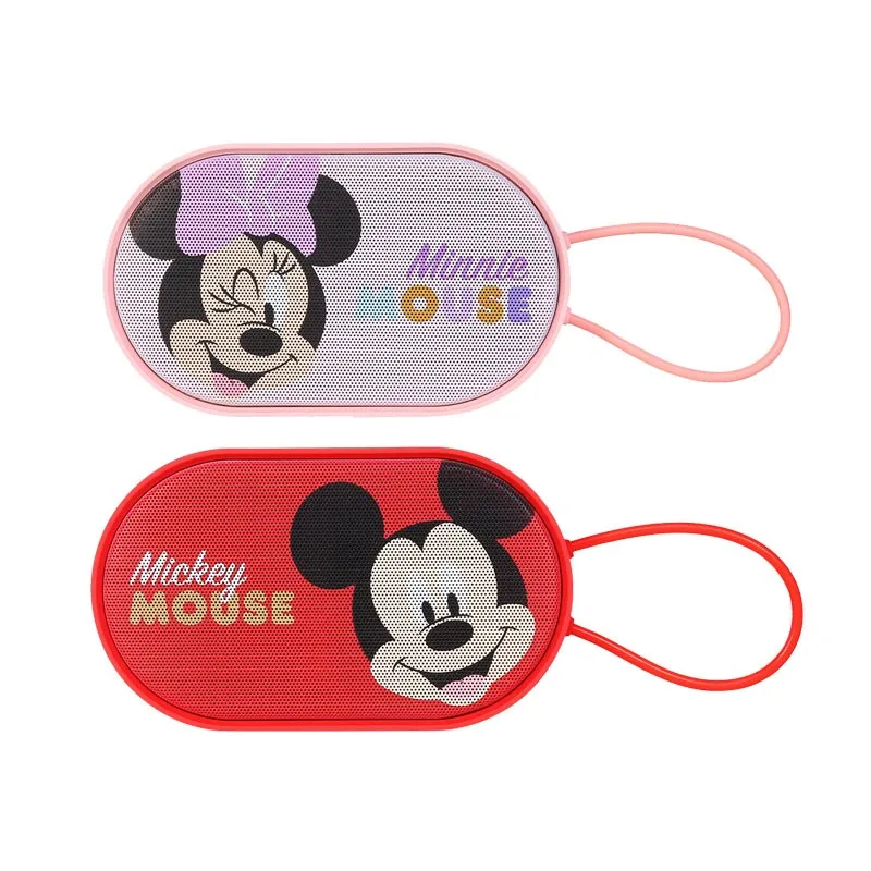 

Disney Wireless Bluetooth Speaker Mini Cute Cartoon Wireless Speaker with Anti-lost Rope Support 8G TF Card Disney Speakers