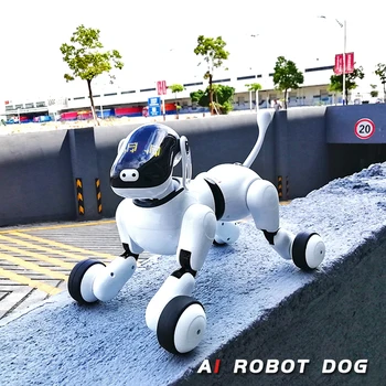 

HeLIC Max AI Electronic Pet Mobile Remote Control Intelligent Robot Dog APP Manipulation Bluetooth Speaker Multi-function