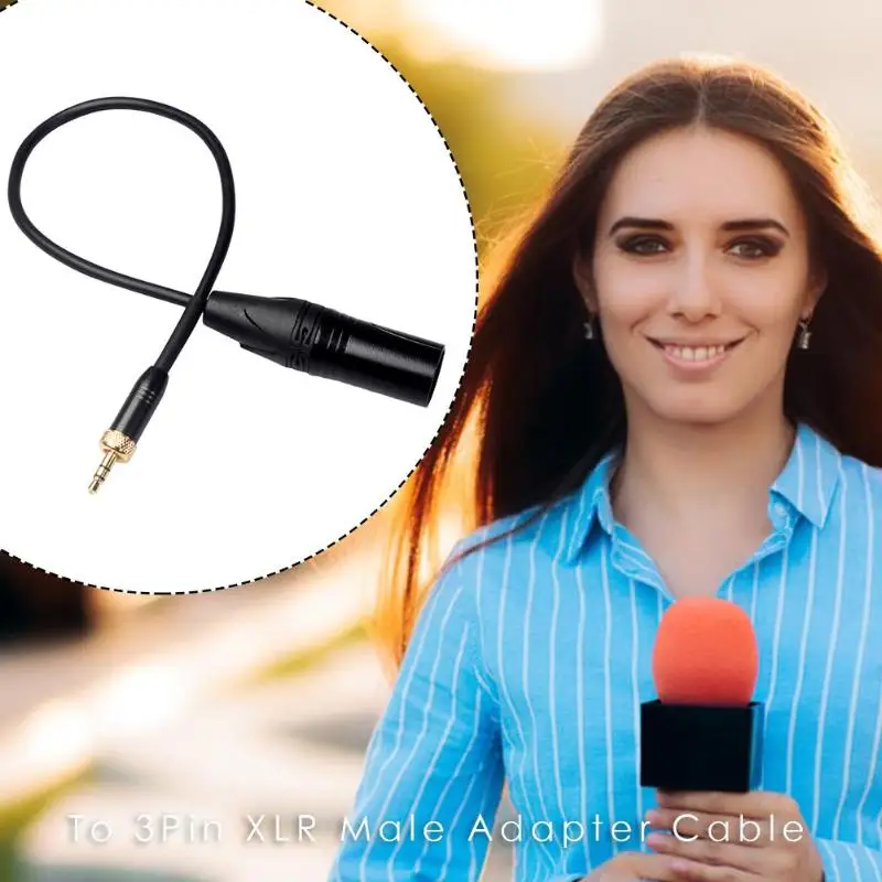Лидер продаж Кабель-адаптер умелое производство 3,5 мм до 3Pin XLR Мужской Кабель-адаптер для sony беспроводной микрофон передатчик