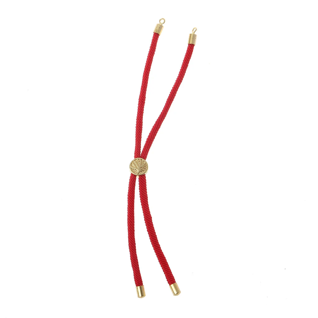 

Good Luck Handmade Red String Bracelet DIY Slider Chain Kabbalah Jewelry Making W2952001