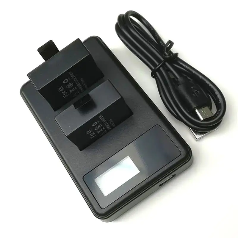 Acessórios originais 1350 1050mah carregador duplo li-ion
