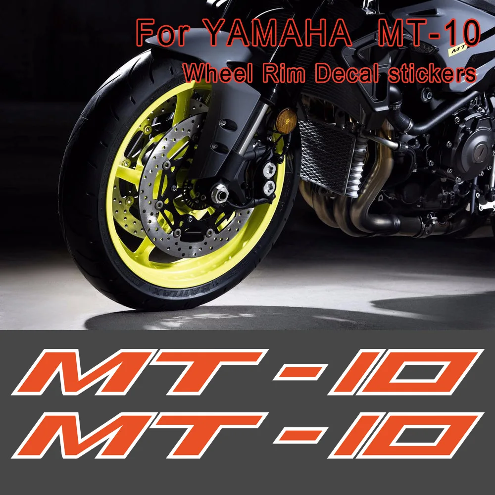 

For YAMAHA MT-10 MT10 MT 10 Wheel Rim Stickers Decal Tank Body Shell Helmet Stripes Wheels Rims Inner 2017 2018 2019 Motorcycle