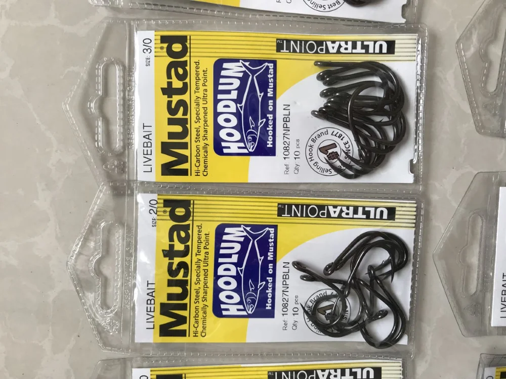 Крючки mustad из высокоуглеродистой стали, рыболовный крючок, норвежский крючок для рыболовная приманка неон, рыболовные крючки, Вибрационный крючок, джиг-головка