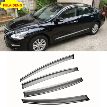 

4pcs For Nissan Altima Teana 2013-2018 Window Visor Vent Sun Shade Rain Guard Door Visor Car Styling accessories