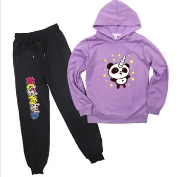 

Cotton Me Contro Te Kids Clothing Long Sleeve T Shirt +pans Girls Clothes Boys Hooded Spring Fall Outfits Chidren Wear