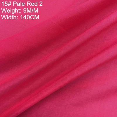 Окрашенная Высококачественная хлопковая шелковая ткань, подкладочная ткань для одежды, много цветов, натуральная ткань, шелковая пижамная ткань