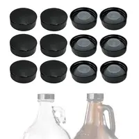 12PCS Beer Bottle Caps 38mm Practical Seal Screw Caps For Glass Gallon Jugs Gallon Jar Carboy 1