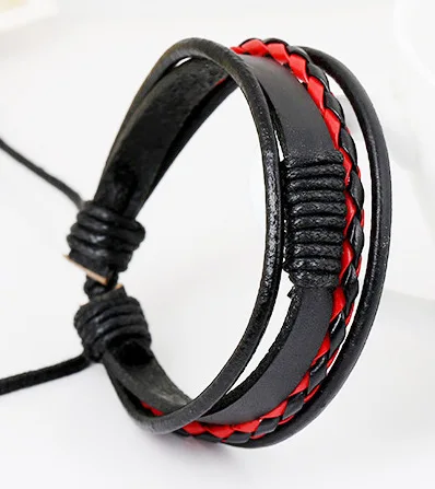 

Charm Multicolor Braided Leather Bracelet Retro Student Fashion Jewelry Men and Women Simple and Elegant Hand Knitting Vintage