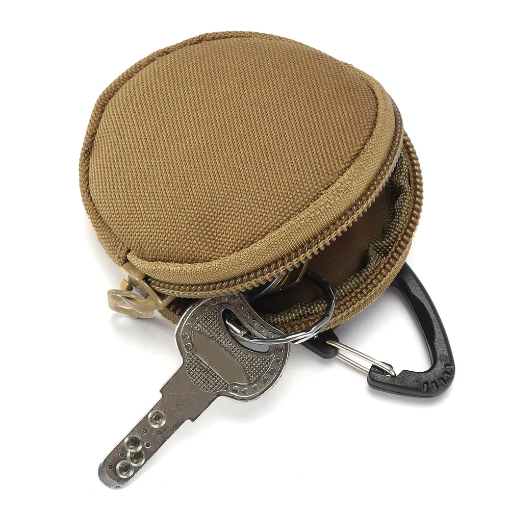 Тактический EDC чехол, мини-кошелек для ключей, держатель, мужские кошельки, чехол, военная армейская камуфляжная сумка, брелок на молнии, маленький карман, инструмент для улицы