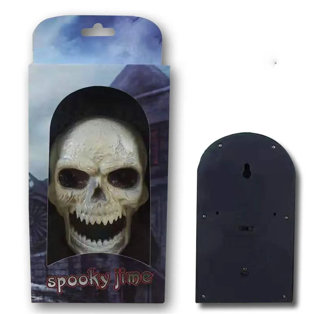 Animated Evil Witch Door Bell Doorbell Eye Light Sound Halloween Prop Scary Spooky Sound Halloween Decoration Bell