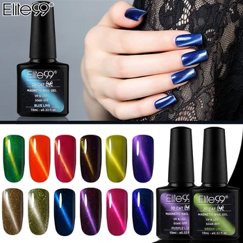 

Elite99 10ml Fixed Cat Eye Line UV Gel Nail Polish Magnetic Soak Off UV Gel Varnish Semi Permanant Nail Art Manicure Gel Lacquer