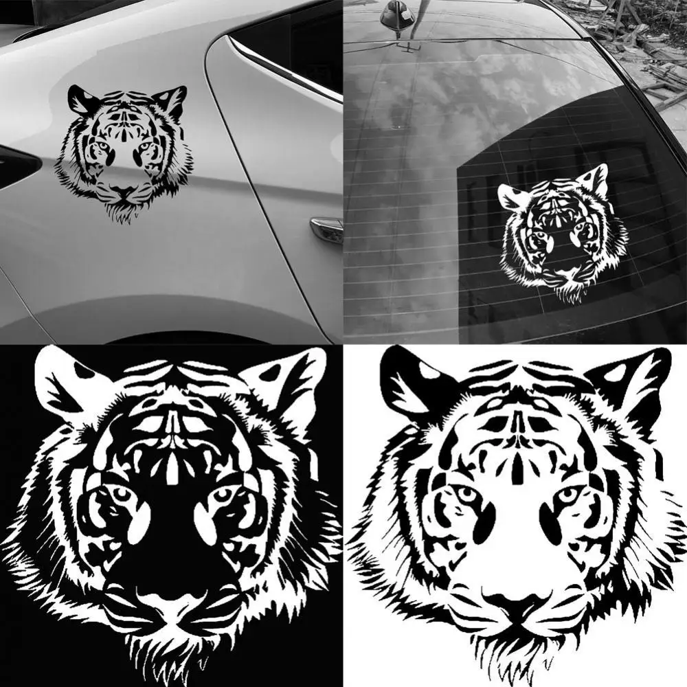Tiger Head Car-Styling Vehicle Body Window Reflective Decals Sticker Decoration | Автомобили и мотоциклы