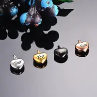 Dropshipping Stainless Steel Cremation heart Urn Necklace for Ashes Custom Engrave Name/Date heart Pendant Memorial Jewelry 2