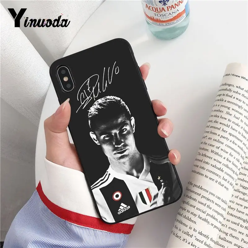 Yinuoda Ronaldo Luiz Nazario De Lima TPU черный чехол для телефона iPhone 6S 6plus 7 7plus 8 8Plus X Xs MAX 5 5S XR