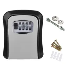 Key Card Password Box, Master Key Box, Password Lock, Decorated Cipher Key Box KS008 4 Digit Wall-mounted Curved / / / Home