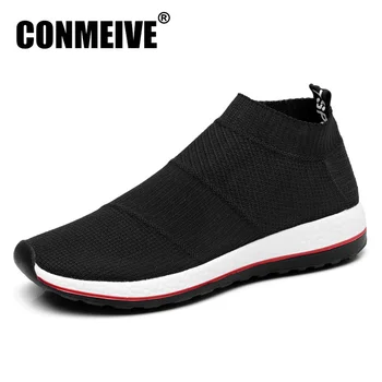 

Hot Sale Breathable Men Shoes Mesh (air Mesh) Superstar Sneakers Light Flats Mens Loafers Casual Slip on Male Chaussure Homme