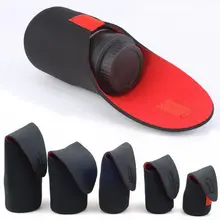 1pc Waterproof 5 Size Camera Lens Bag Full Soft Neoprene Case Protector DSLR Pouch Photograph