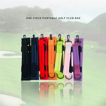 

1Pcs Golf Club Bag Carrier Driving Range Travel Gfit Color Black Blue Pink for Kids Men Women Value Pack