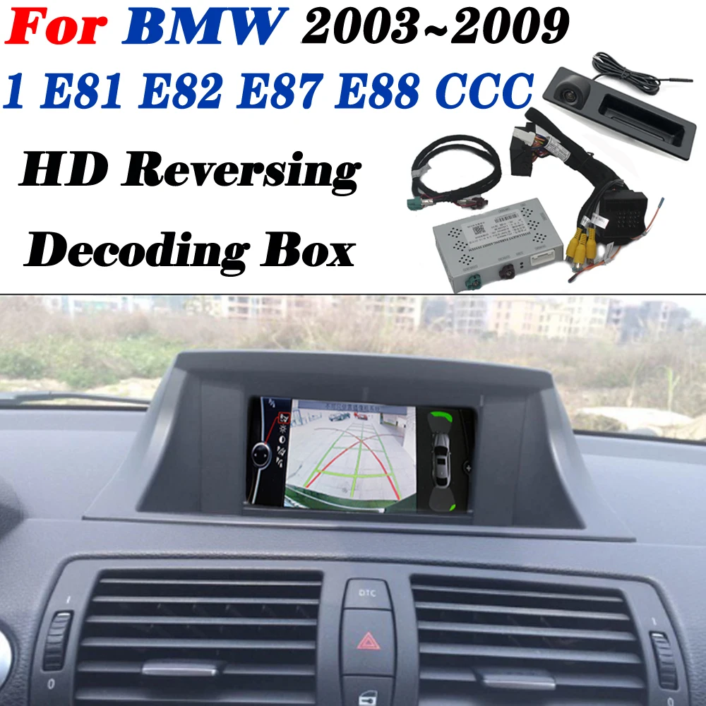 Фронтальная задняя камера для BMW 1 E81 E82 E87 E88 2001 ~ 2011 интерфейс системы CCC