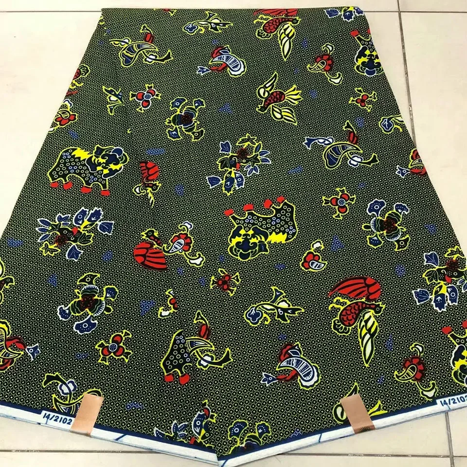 Mitex Печать Ткани Хлопчатобумажные для изготовления платьев юбки/африканские ткани Kitenge ткани африканская Pagne DF-327