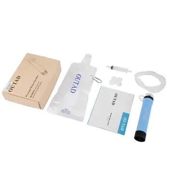 

OUTAD Portable Environmental Protection Personal Water Purifier with Integrated 1500L Filter Purification for Outdoor Tourism