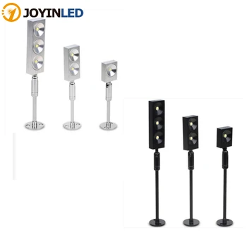 

LED 1W 2w 3W Adjustable spotlights Led Showcase Light For Exhibition Display AC85-265V Led Mini Spot Jewelry Display