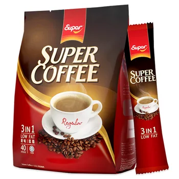 

Free shipping 800g/bag Malaysia imported coffee super super brand original three-in-one instant coffee powder bag