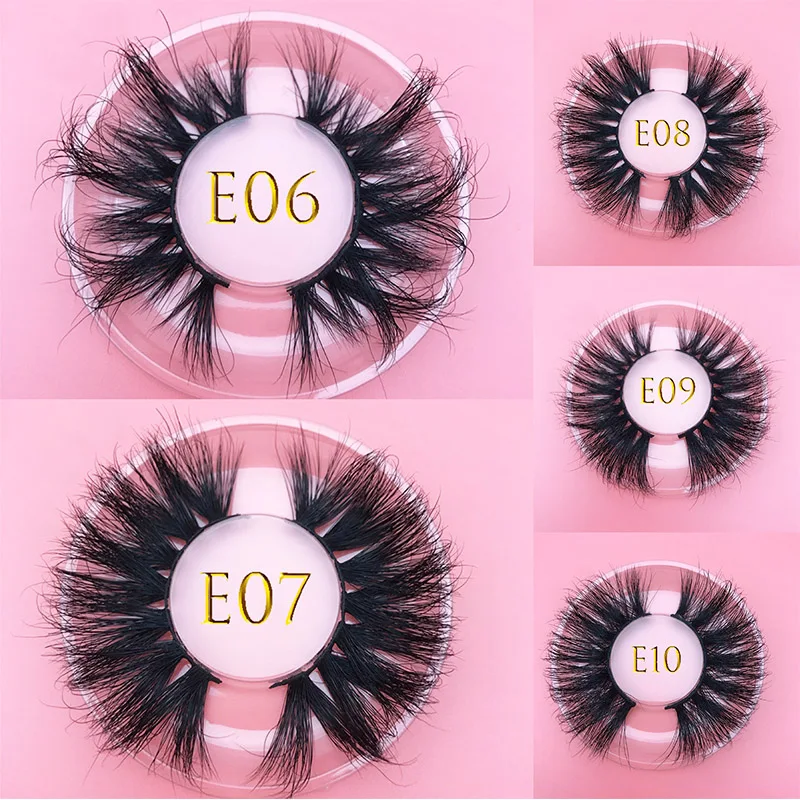 25MM 3DMink Lashes E25 MIKIWI Fluffy Thick False Eyelash 100% Handmade Clear Round Case Custom Packaging Resuable 25mm Eyelashes 25MM 3DMink Lashes E25 MIKIWI Fluffy Thick False Eyelash 100% Handmade Clear Round Case Custom Packaging Resuable 25mm Eyelashes