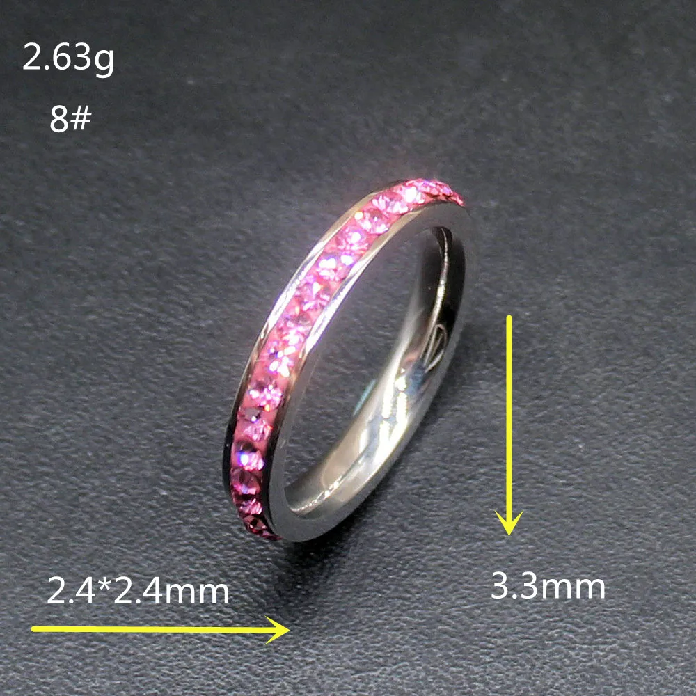 Gemstonefactory Jewelry Big Promotion Single Unique 925 Silver Pink Topaz Kunzite Women Gifts Wedding Band Rings 8# 20214451