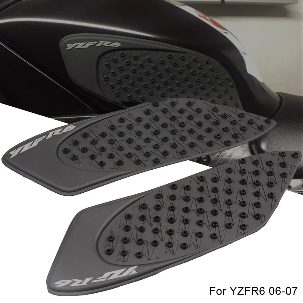

Противоскользящий протектор колена для газового бака мотоцикла для Yamaha YZFR6 YZF-R6 YZF R6 2006-2007
