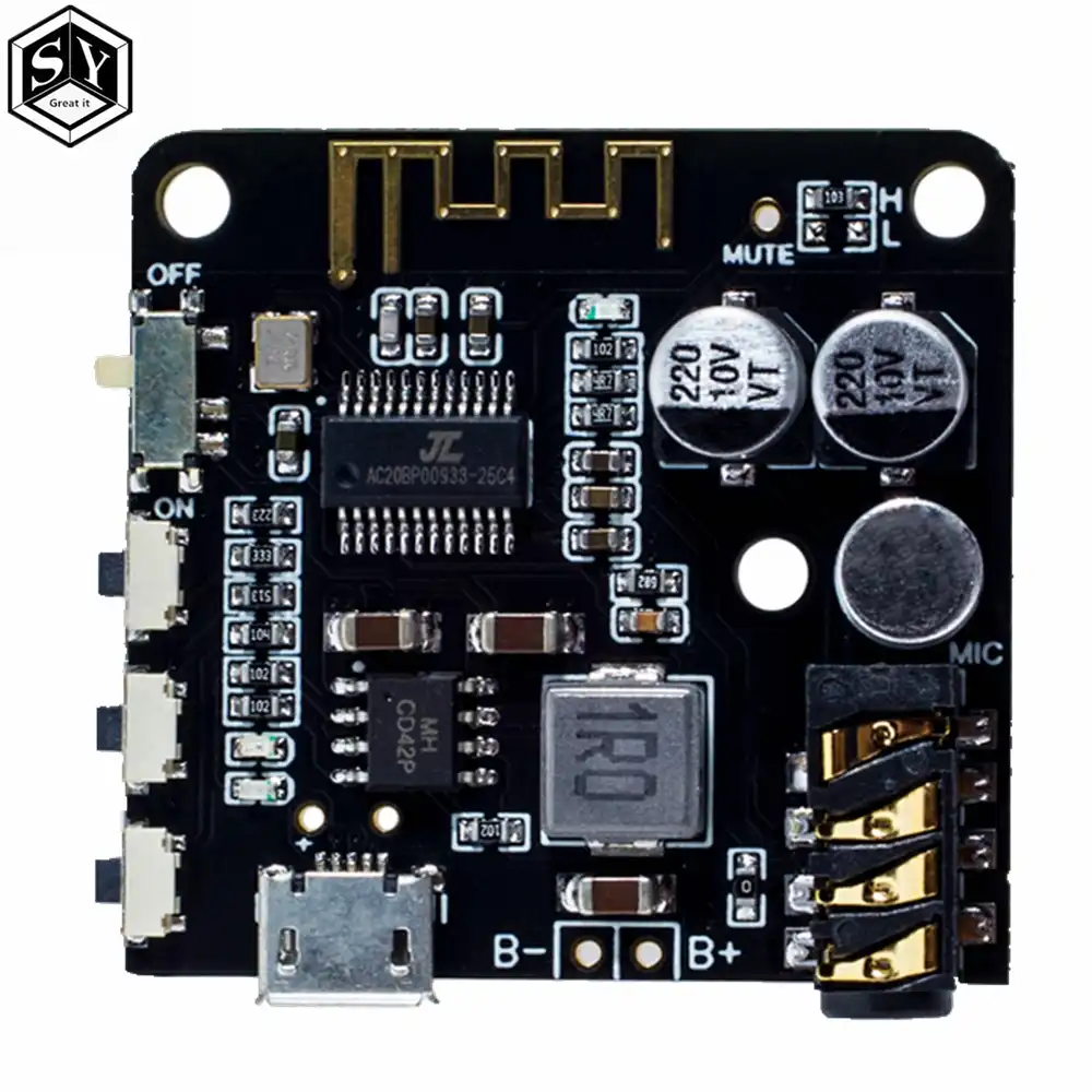 MH MX8 Wireless Bluetooth MP3 Audio Receiver board Module BLT 4.2 mp3
