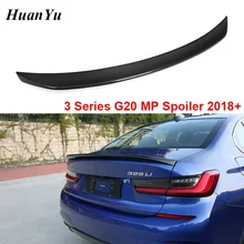 G20 탄소 섬유 원래 mp 후면 ducktail bmw 새로운 3 시리즈 트렁크 스포일러 부팅 립 날개 330i 340i 320d 2018 2019 +(China)