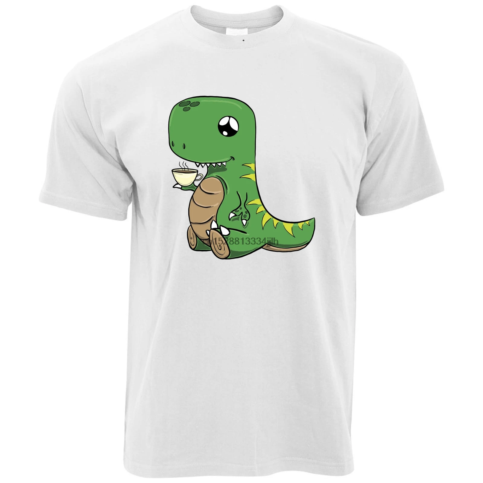 

Cute Dinosaur T Shirt Tea T-Rex Pun Joke Dino Novelty Logo Funny