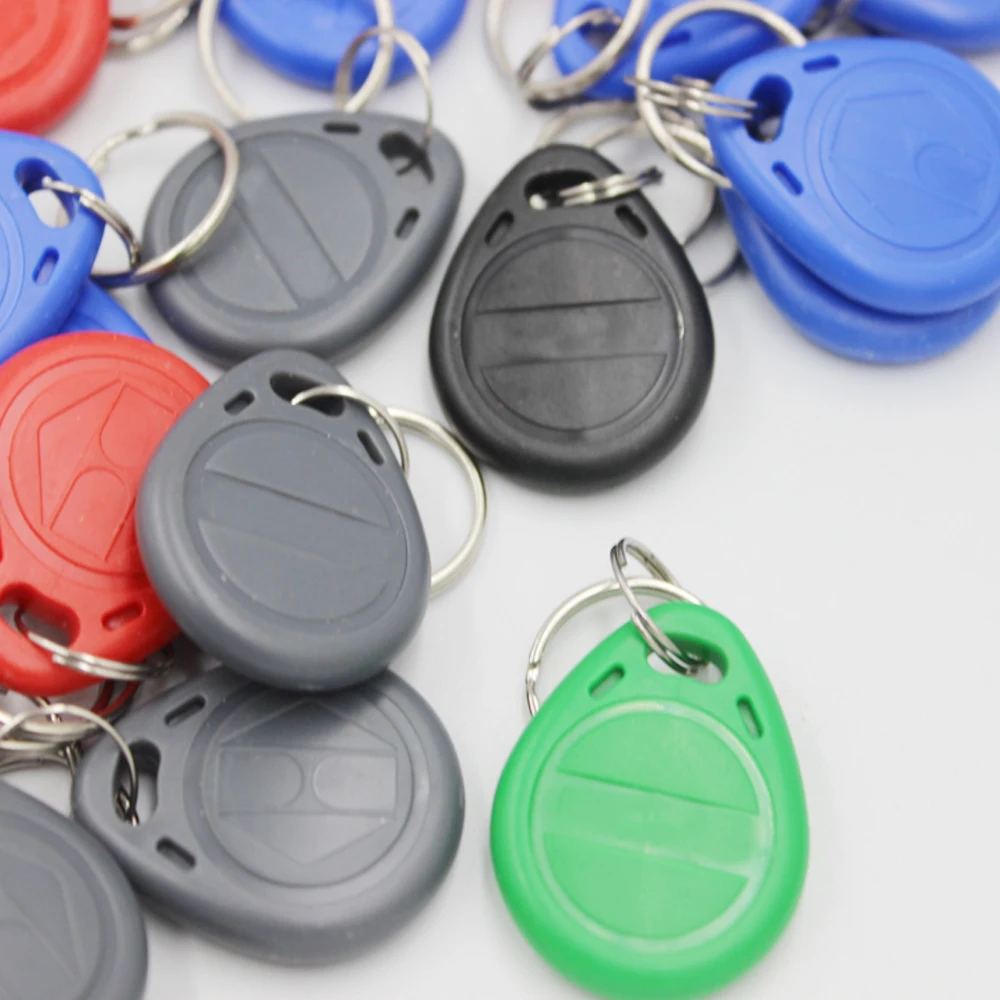 electric strike door lock 100pcs Waterproof EM4305 T5577 Copy Rewritable Writable Rewrite Duplicate RFID Tag Proximity ID Token Key Keyfobs Ring Clone Car best keyless door locks