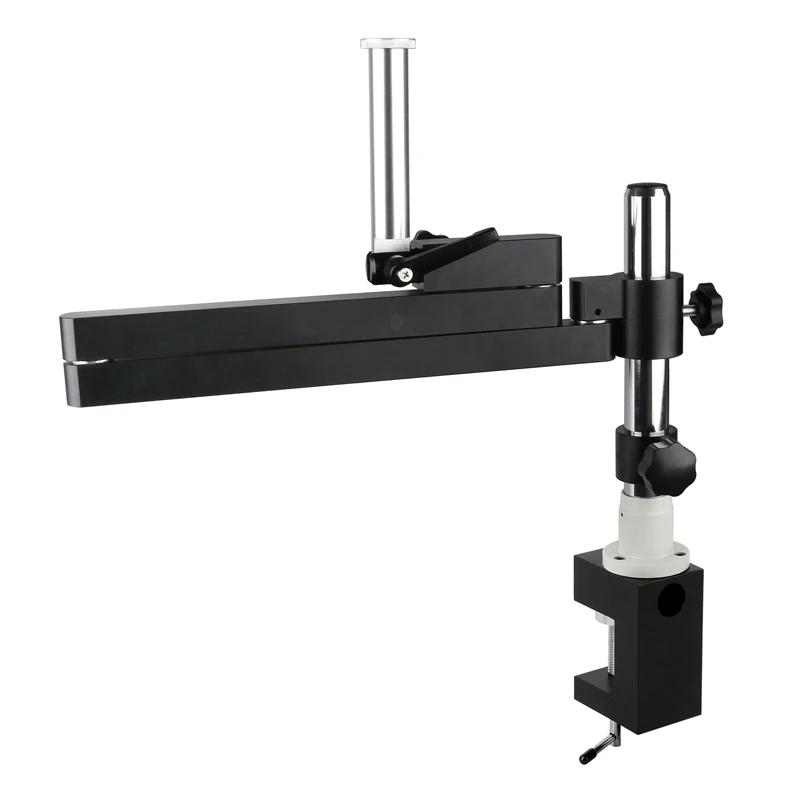 76mm Stereo Trinocular Microscope 50mm Video Microscope Camera Universal Adjustable Direction Clamp Arm Pillar Clamp Holder