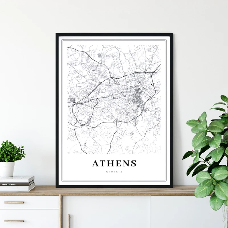 Greece-Road-Map-Poster-Black-and-White-Prints-Athens-City-Map-Canvas-Painting-Travel-Posters-Wall (1)