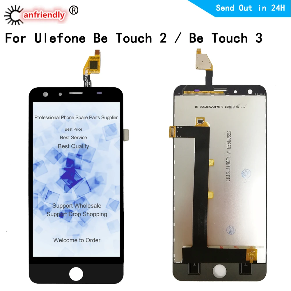 

LCD For Ulefone Be Touch 2 / Be Touch 3 Touch2 Touch3 LCD Display with Touch panel Screen front outer glass Digitizer assembly