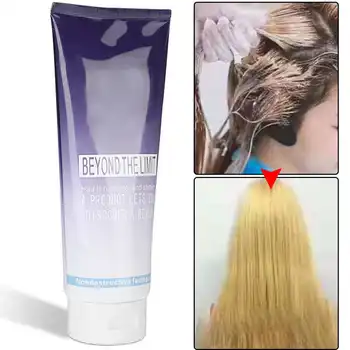 

400ml Hair Faded Bleaching Shampoo Mild No Stimulation Hair Care Bleaching Cream Hair Care Styling Tool for Salon Barber Shop
