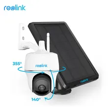 Reolink 1080p наружная батарея камера wifi Pan& Tilt удаленный доступ на солнечных батареях Argus PT и солнечная панель